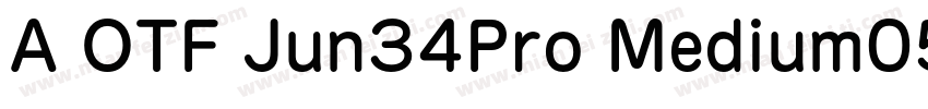 A OTF Jun34Pro Medium05B1ZL0yDot字体转换